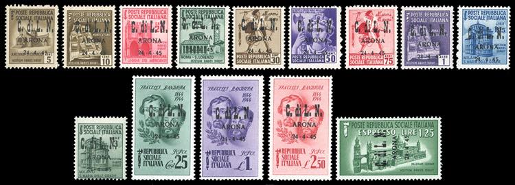 ARONA 1945 - Monumenti distrutti, ... 