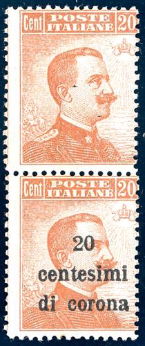 TRENTO E TRIESTE 1919 - 20 cent. ... 