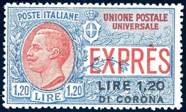 DALMAZIA ESPRESSI 1922 - 1,20 lire ... 