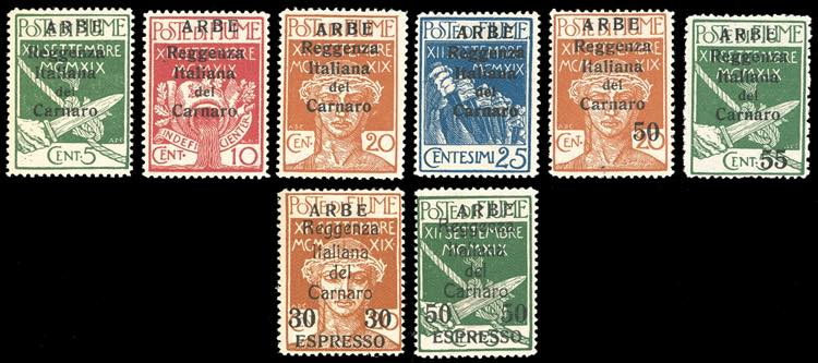 ARBE 1920 - Soprastampati in ... 