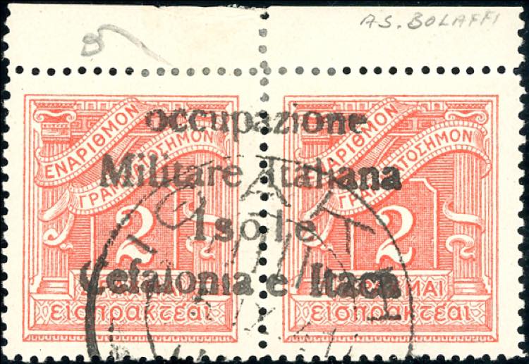 EMISSIONI DI ITACA SEGNATASSE 1941 ... 