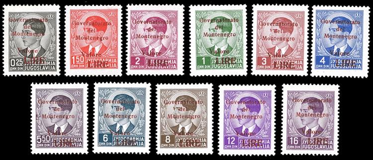 MONTENEGRO 1942 - Governatorato ... 