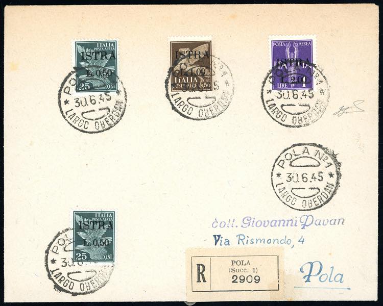 OCCUPAZIONE JUGOSLAVA ISTRIA 1945 ... 