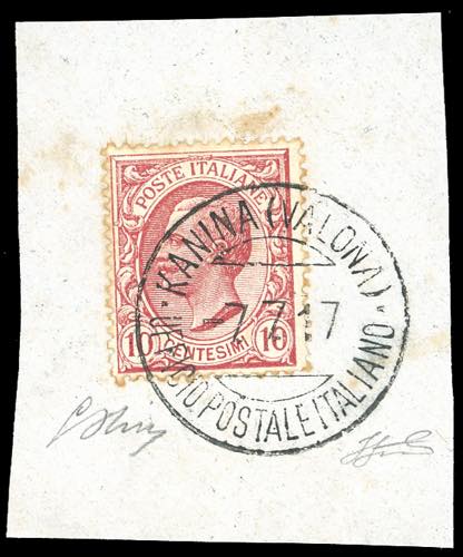 ALBANIA UFFICIO POSTALE ITALIANO ... 