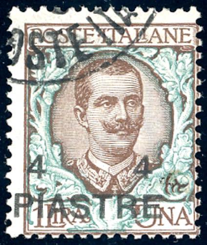 COSTANTINOPOLI 1908 - 4 pi. su 1 ... 