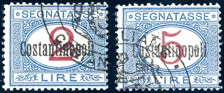 COSTANTINOPOLI SEGNATASSE 1922 - 2 ... 