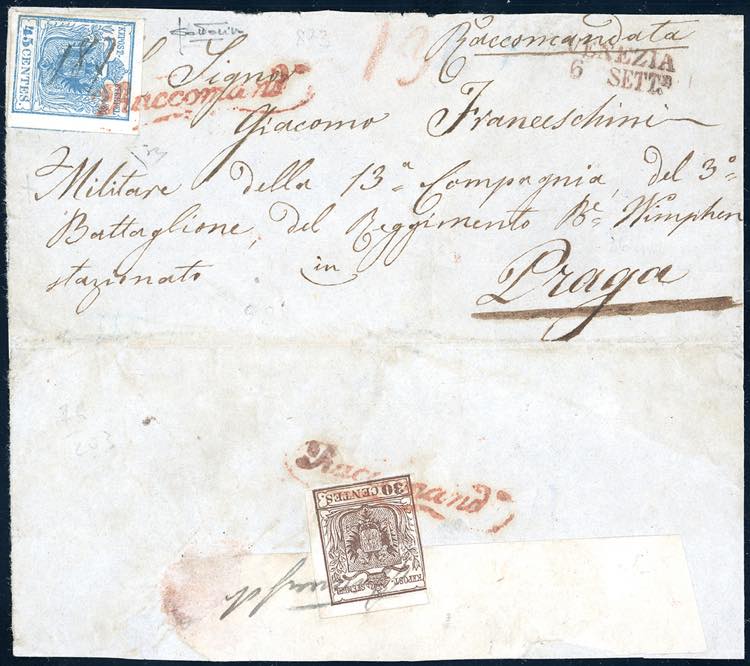 VENEZIA, RACC. in rosso - 45 cent. ... 