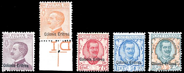 1928/29 - Soprastampati, serie ... 