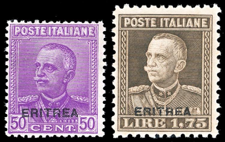 1928/29 - Soprastampati Eritrea, ... 