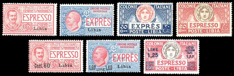 LIBIA ESPRESSI 1915/36 - Le prime ... 