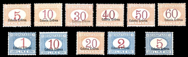 SEGNATASSE 1920/26 - Soprastampati ... 