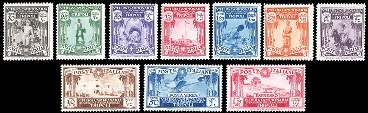 1931 - V Fiera di Tripoli, serie ... 