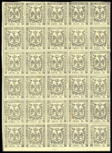 1852 - 25 cent. camoscio chiaro ... 