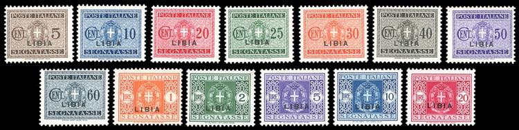 SEGNATASSE 1934 - Soprastampati, ... 