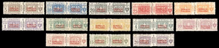 PACCHI POSTALI - Soprastampati in ... 