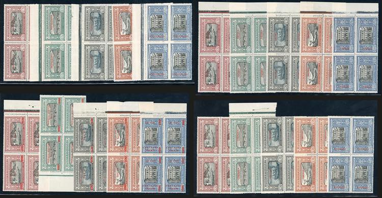 1924 - Manzoni, serietta di 5 ... 