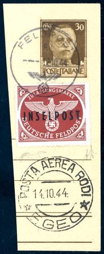 OCCUPAZIONE TEDESCA EGEO 1944 - ... 