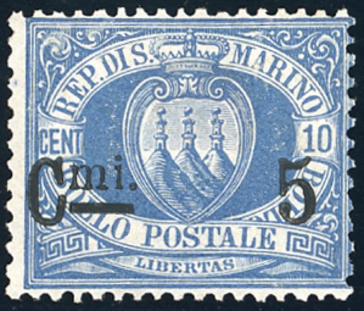 1892 - 5 cent. su 10 cent. ... 