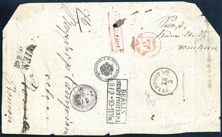 STATO PONTIFICIO-FELDPOST IMPERO ... 