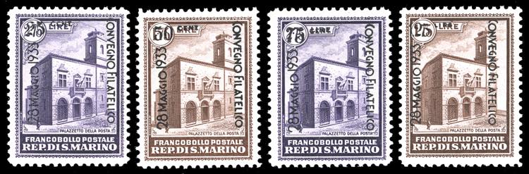 1933 - Convegno Filatelico, serie ... 