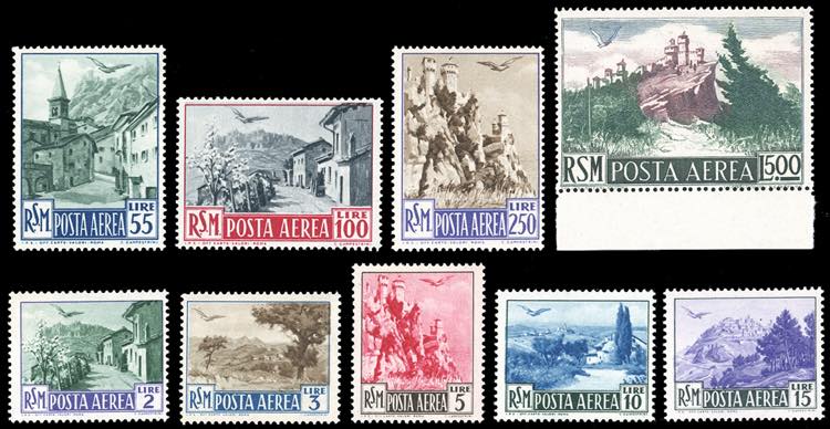 1950 - Vedute, serie completa ... 