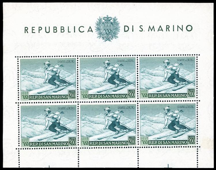 1953 - 200 lire Sciatrice, ... 