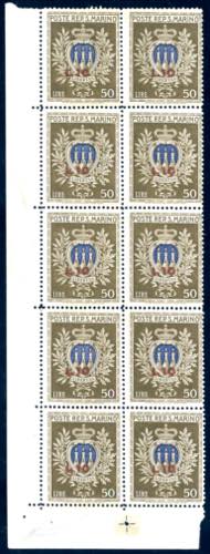 1946 - 10 lire su 50 lire Opere ... 