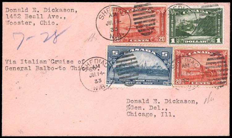 CANADA POSTA AEREA 1933 - 5 cent., ... 