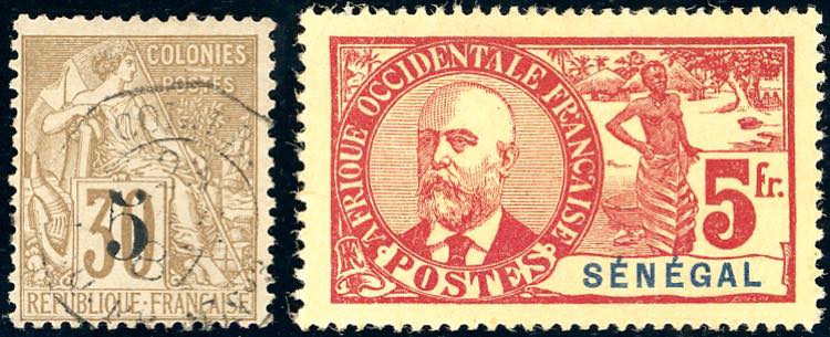 COLONIE FRANCESI-SENEGAL 1887/1906 ... 