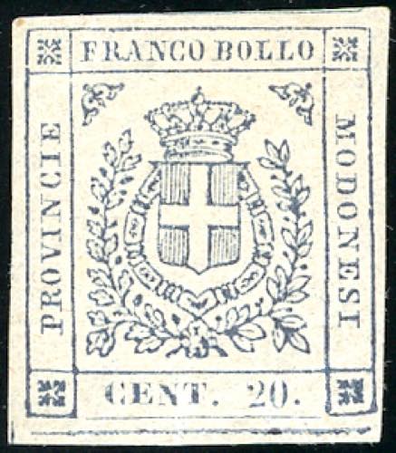 1859 - 20 cent. ardesia violaceo ... 