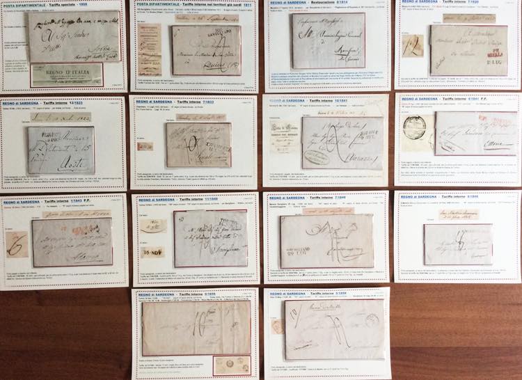 SARDEGNA PREFILATELICHE 1808/1858 ... 