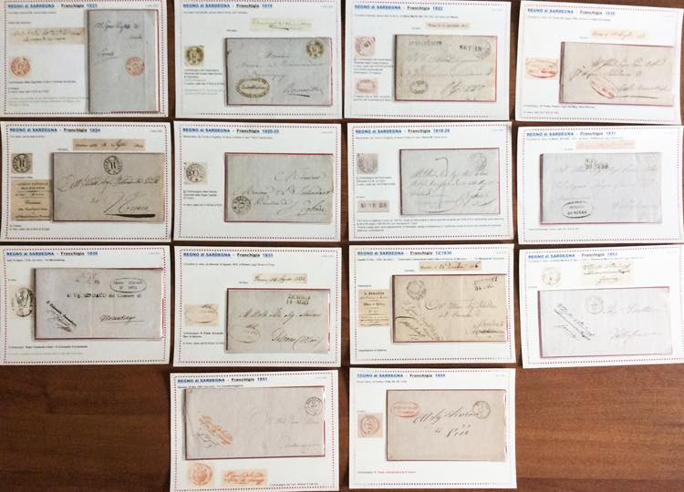 SARDEGNA PREFILATELICHE 1819/1859 ... 