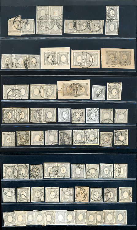 SARDEGNA 1861/1863 - 1 cent. ... 