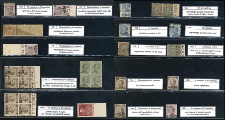 REGNO DITALIA 1908/1925 - Lotto ... 