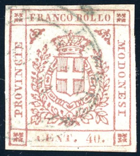 1859 - 40 cent. rosa carminio ... 