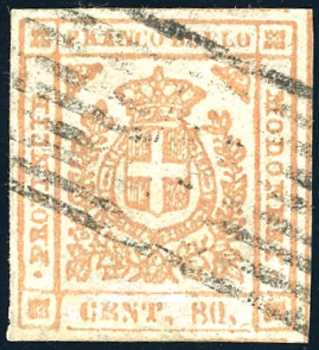 1859 - 80 cent. bistro arancio ... 