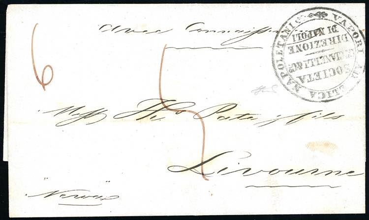 1853 - Lettera prefilatelica da ... 