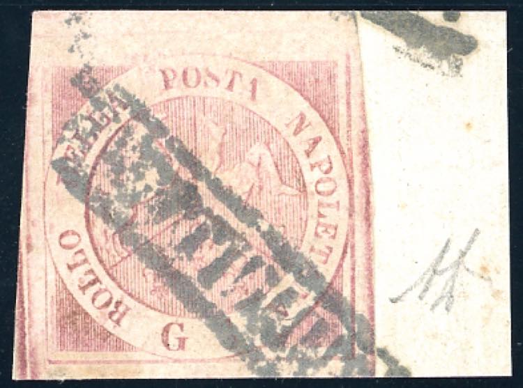 1858 - 1/2 grano rosa chiaro, I ... 