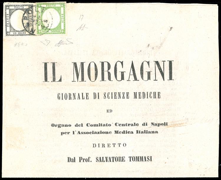 1862 - 1/2 tornese verde, 1 grano ... 