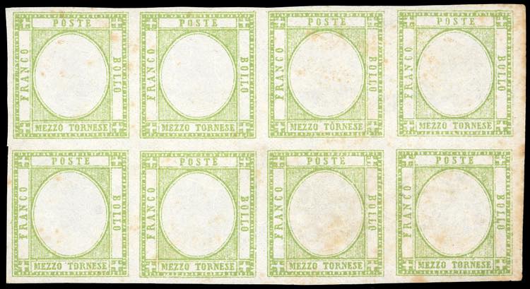 
1861 - 1/2 tornese verde giallo, ... 