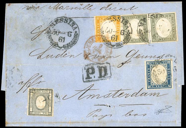 SARDEGNA/SICILIA-OLANDA 1861 - 1 ... 