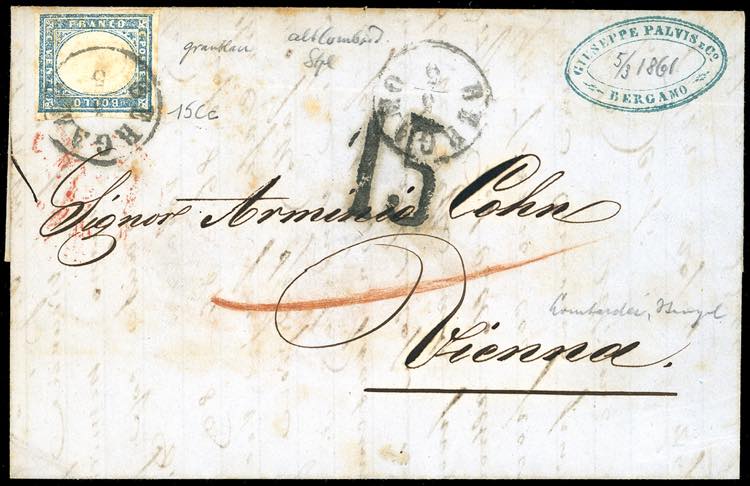 SARDEGNA-AUSTRIA 1861 - 20 cent. ... 
