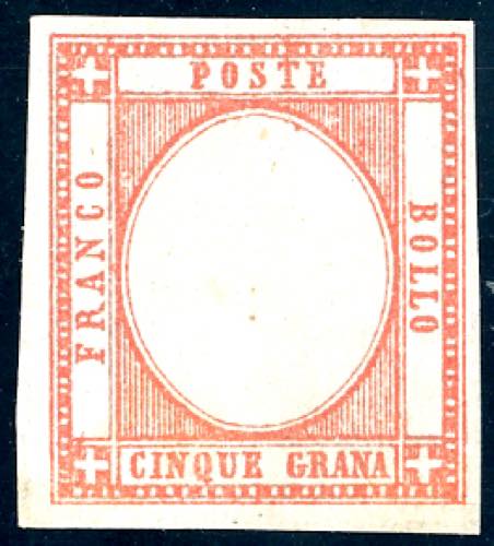 1861 - 5 grana vermiglio (21a), ... 