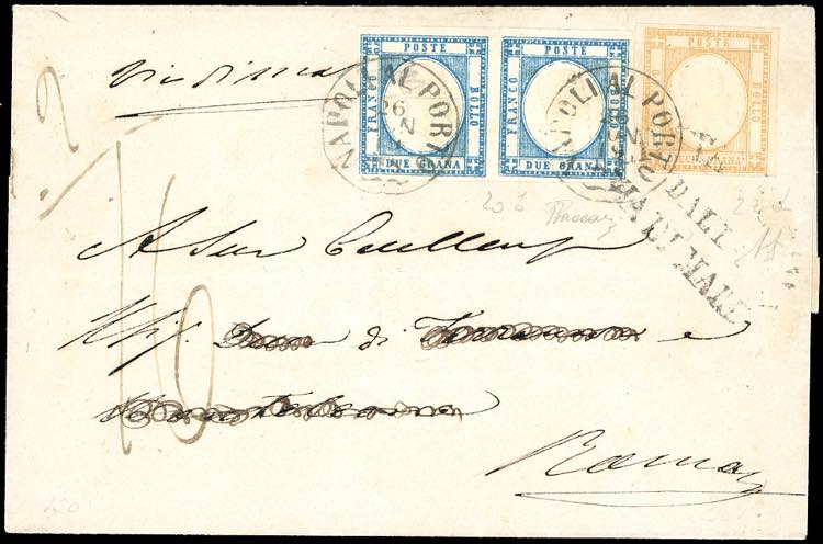 1861 - 10 grana bistro arancio, ... 