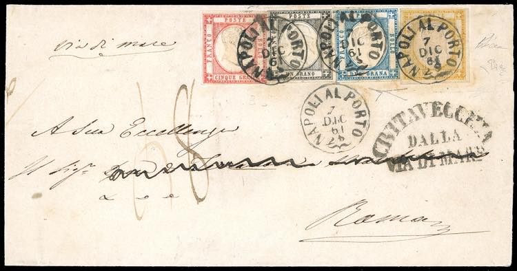 1861 - 20 grana giallo arancio, 1 ... 