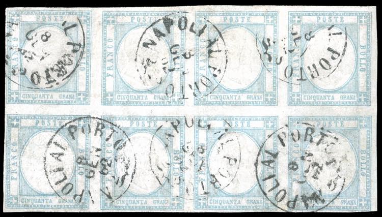 1861 - 50 grana grigio perla (24), ... 
