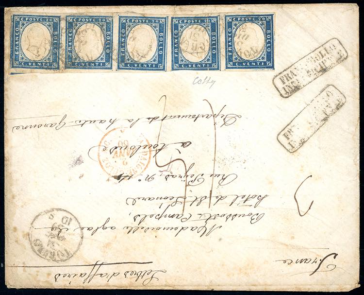 SARDEGNA-FRANCIA 1859 - 20 cent. ... 