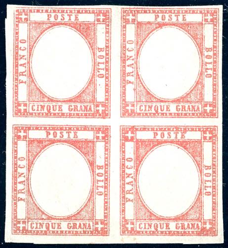 1861 - 5 grana vermiglio (21a), ... 