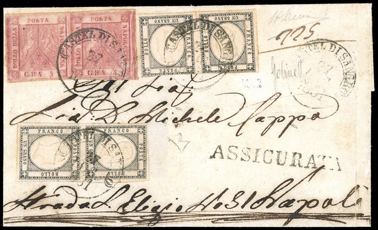 1861 - 5 grana carminio vivo, II ... 