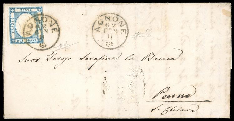 AGNONE, datario invertito non ... 